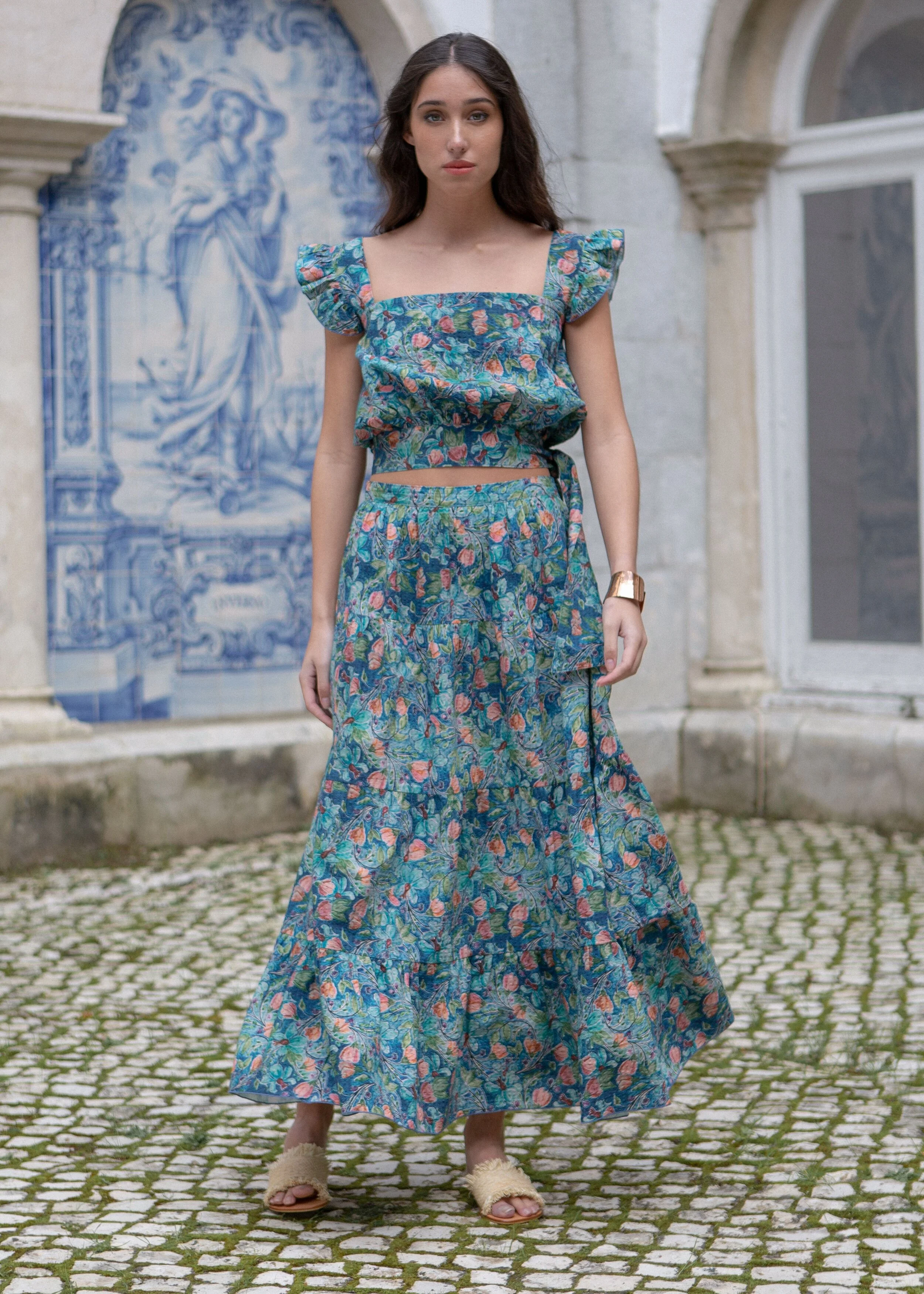 Isadora Skirt - Flower Explosions