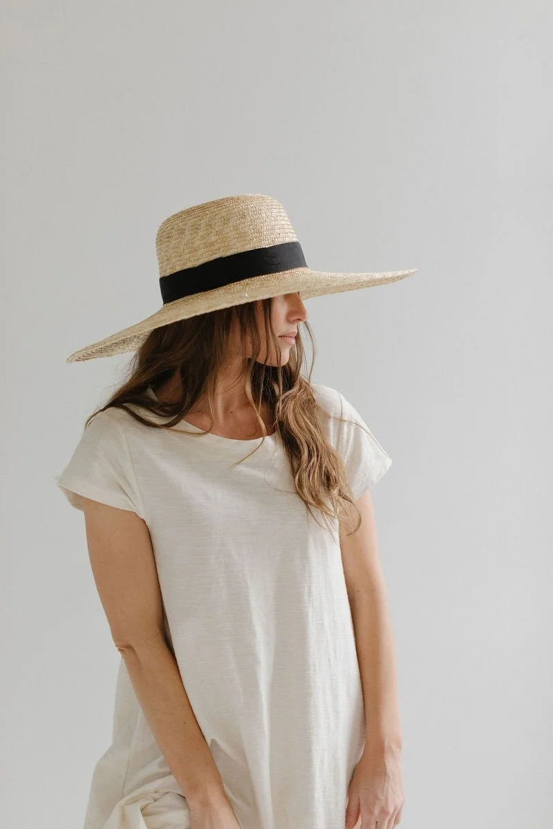 Gwen Wide Brim Sun Hat — TRAMPS + THIEVES