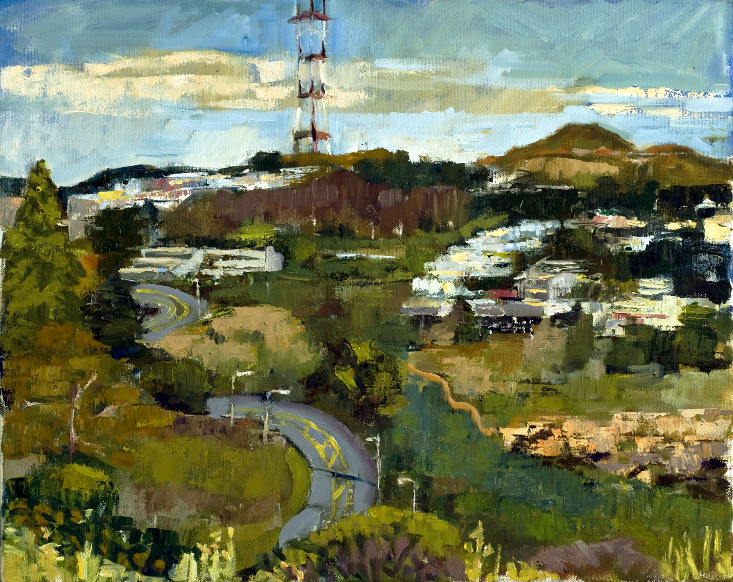 This painting will be one of the many up for auction to support Art Span
