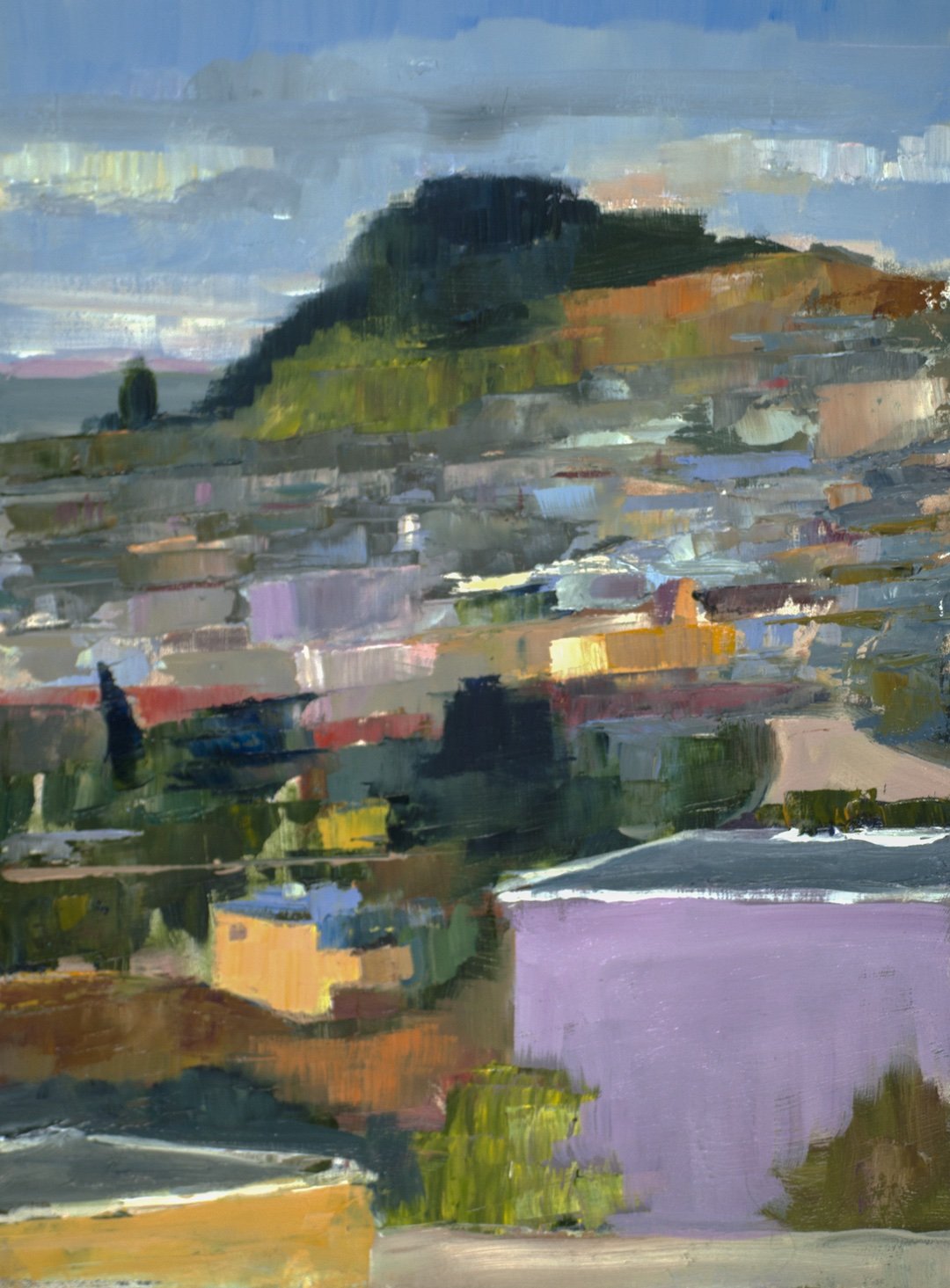 View from Bernal oil on panel 9x12 (Copy)