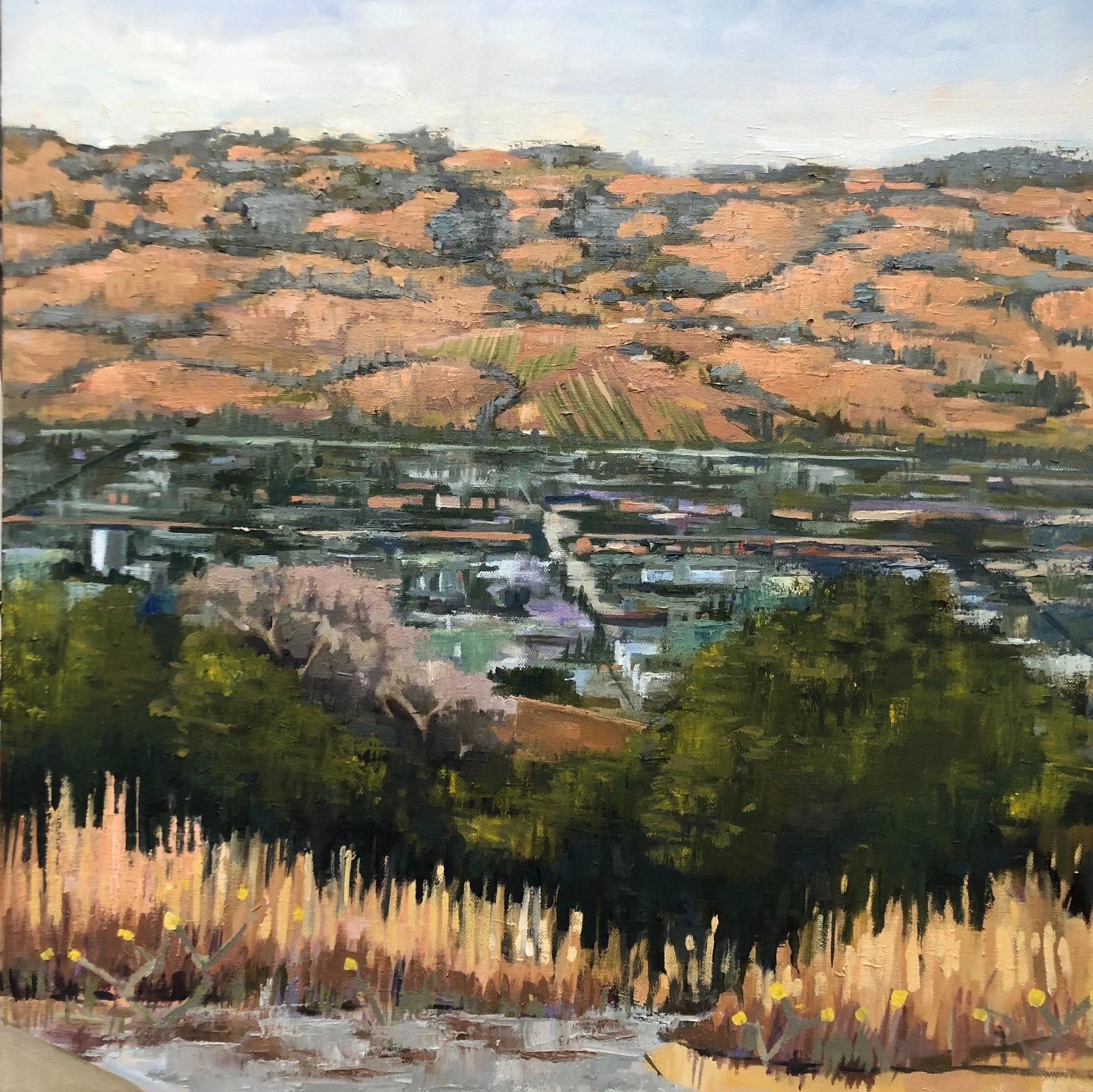 July  
oil on canvas  
20x20