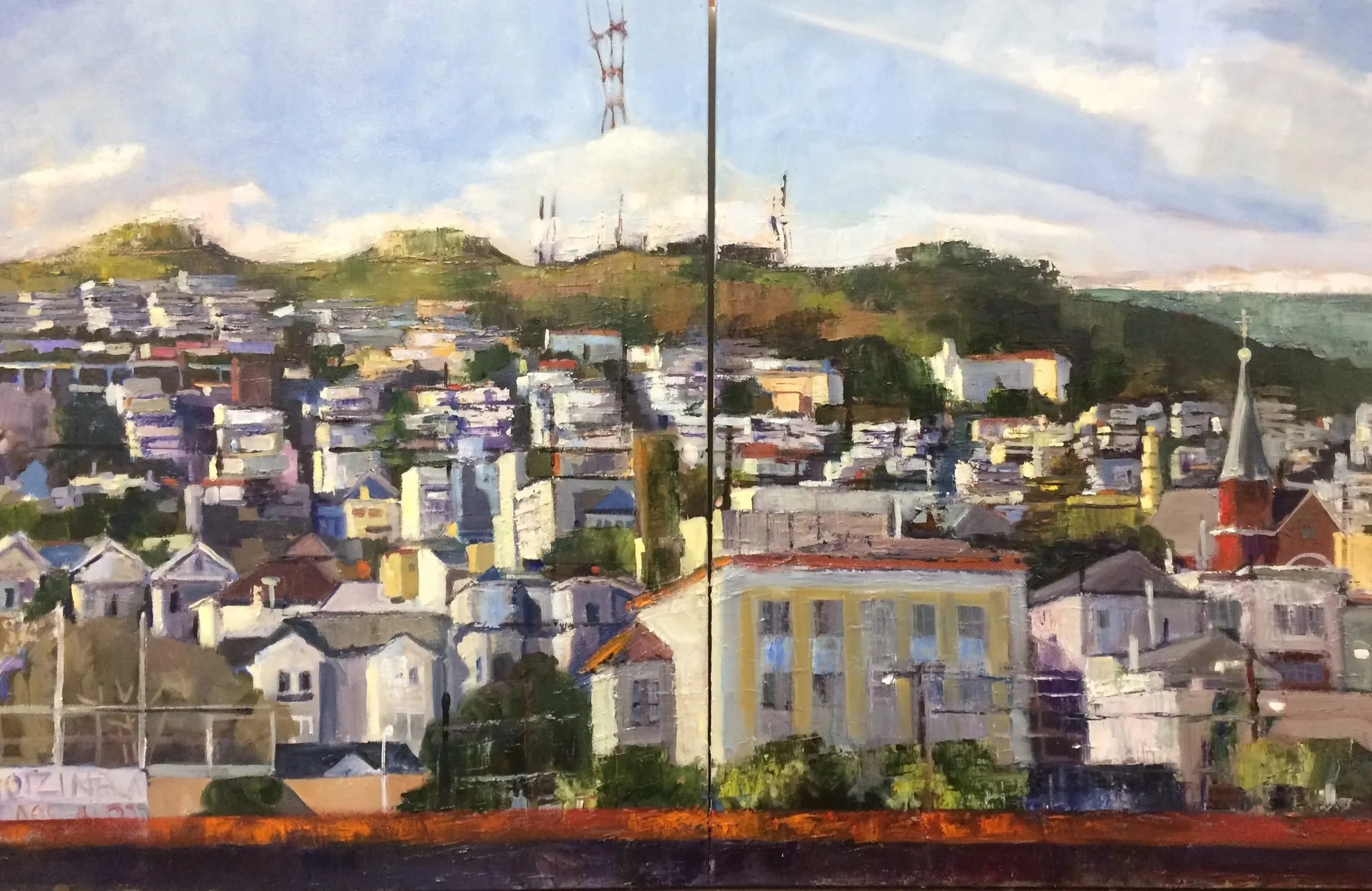 Bartlett, oil on canvas, 40x72