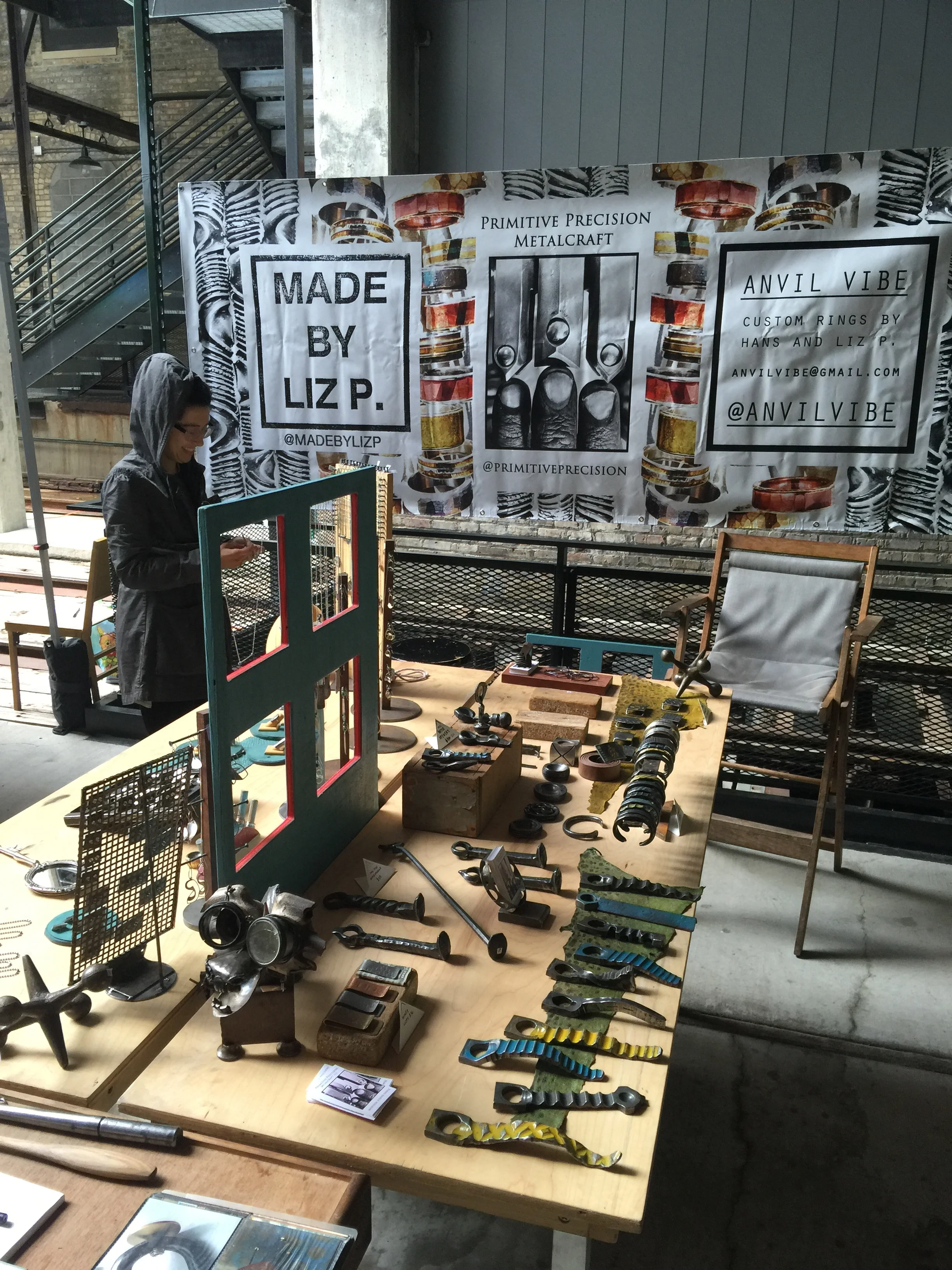 A snapshot of our tables from a past Mill City Farmers Market