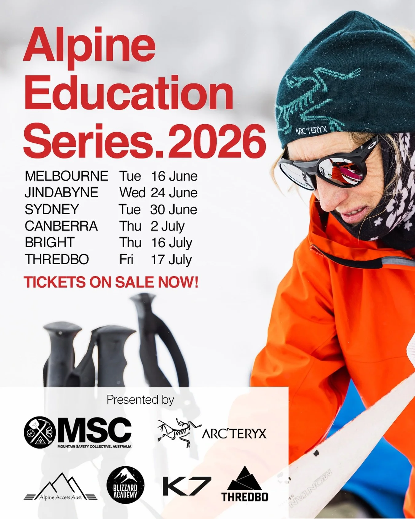 We&rsquo;re looking forward to another series of backcountry education nights in Melbourne, Jindabyne, Sydney, Canberra, Bright &amp; Thredbo! 

Designed for beginners and veterans alike, we unpack backcountry etiquette and safety, weather and avalan