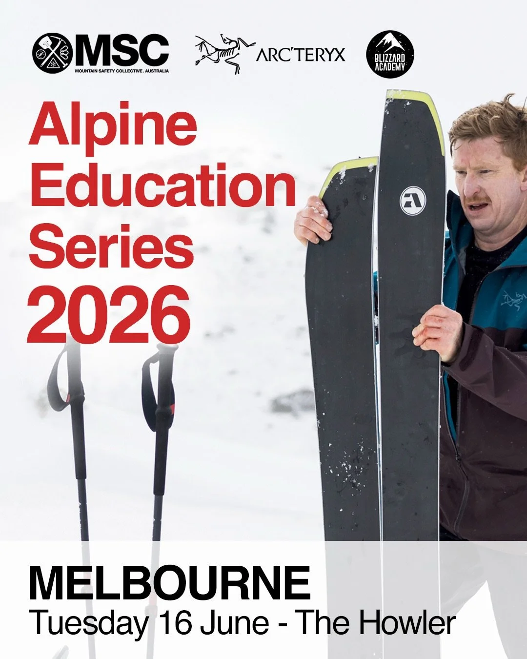 Only days to go until the first Alpine Education Series event of the season 👀 

Join us in Melbourne on June 16 for a night of avalanche education, backcountry inspiration, community and plenty of Winter stoke.

Learn from experienced guides, foreca
