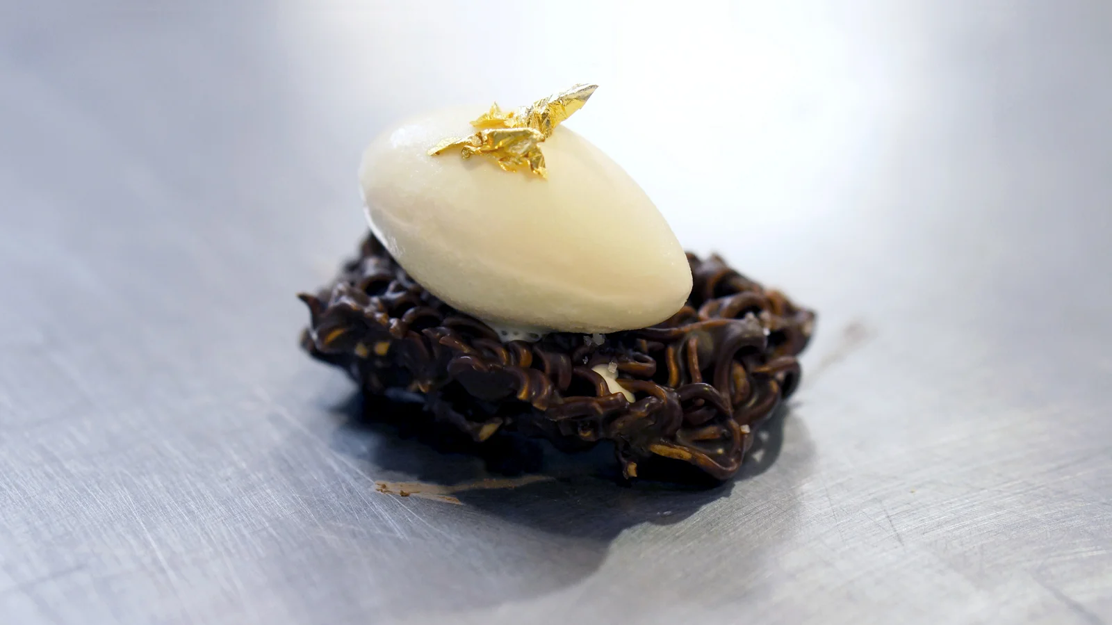 Gold flake for absolutely no reason--is the best reason.