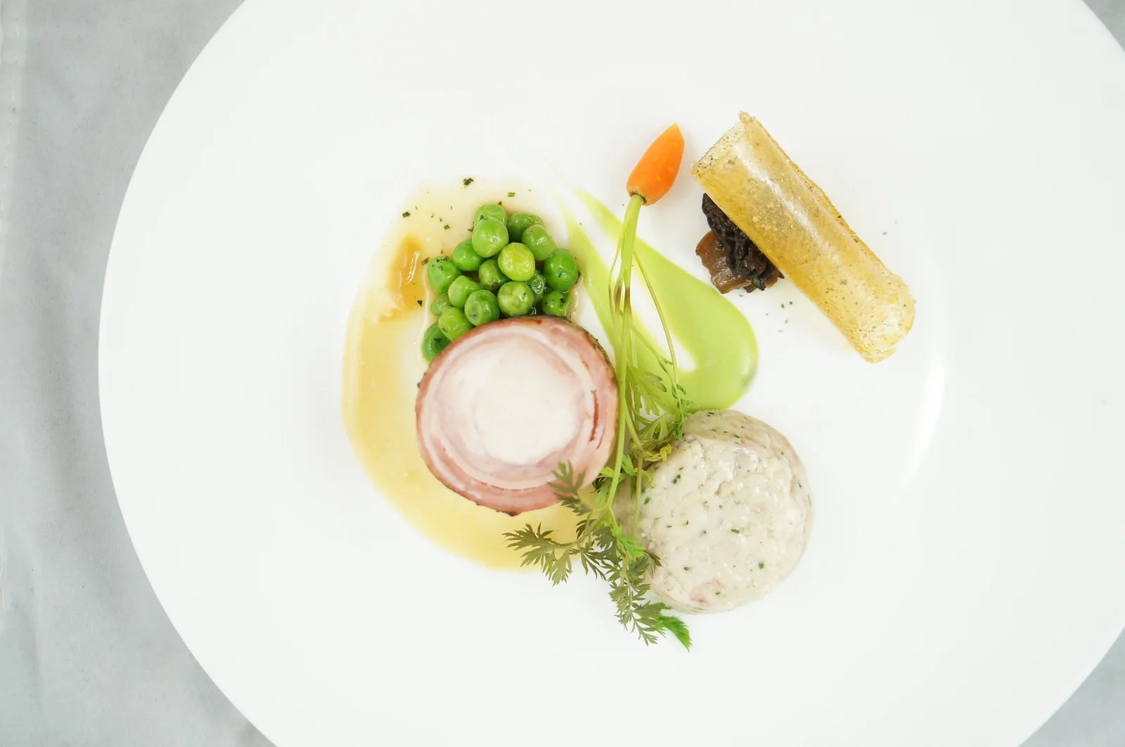 2013 - rabbit saddle, mushroom glass, peas, sausage.JPG
