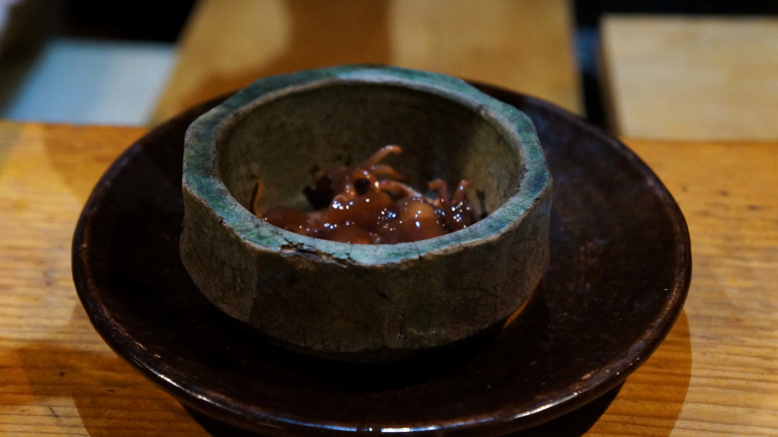 SALTED SQUID & RICE in Sizzling Earthen-ware