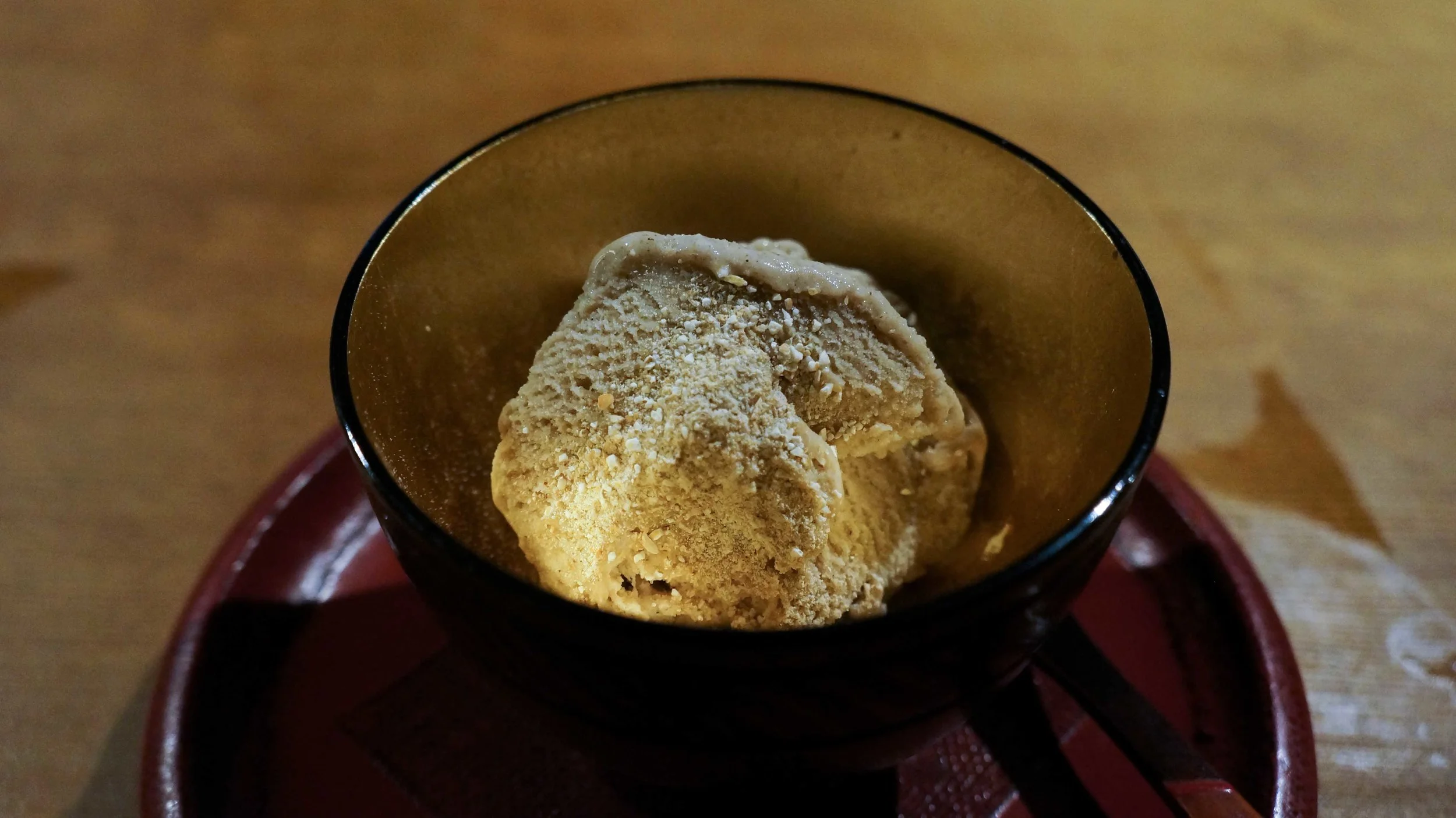 SOBA ICE CREAM with Toasted Buckwheat