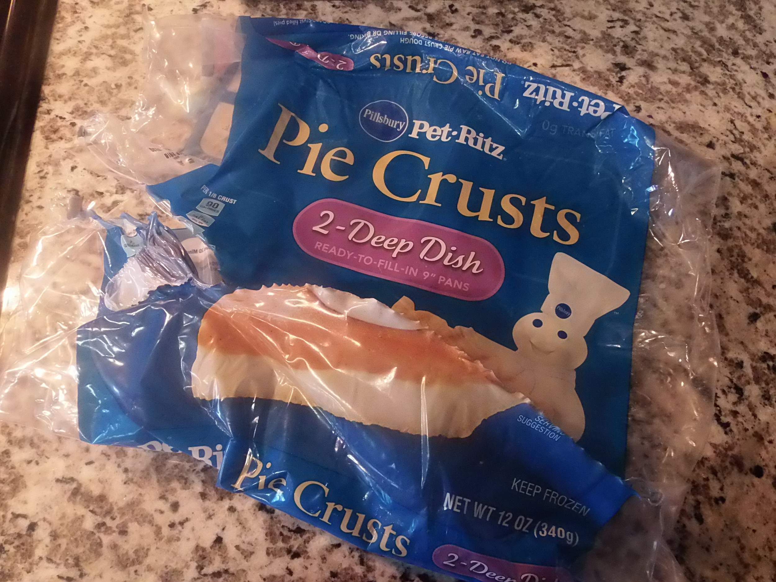 This is the pie crust that I used. I found it in the frozen isle at Target.