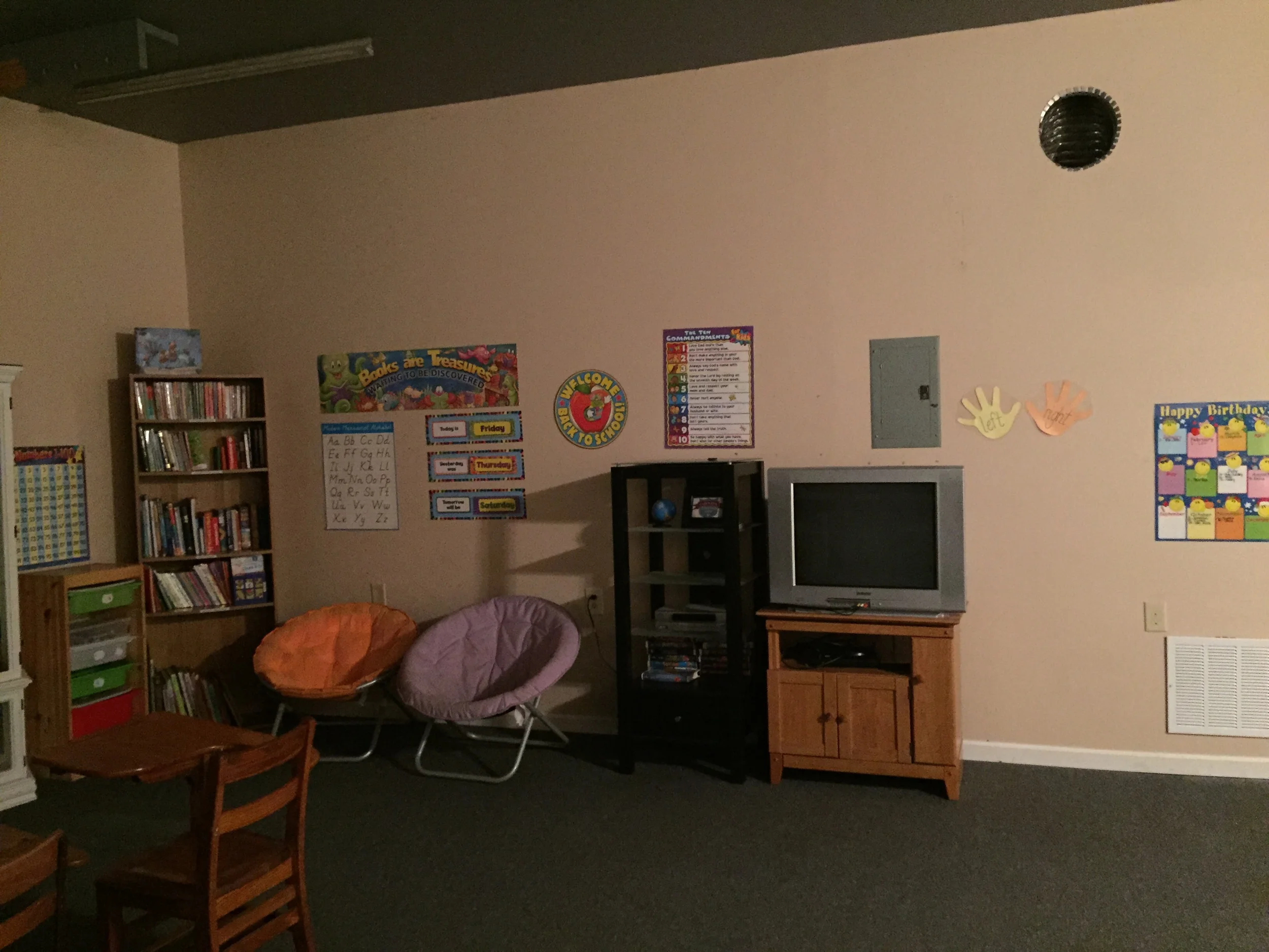 Media area and Library/Reading area. Not fully complete, but functional!