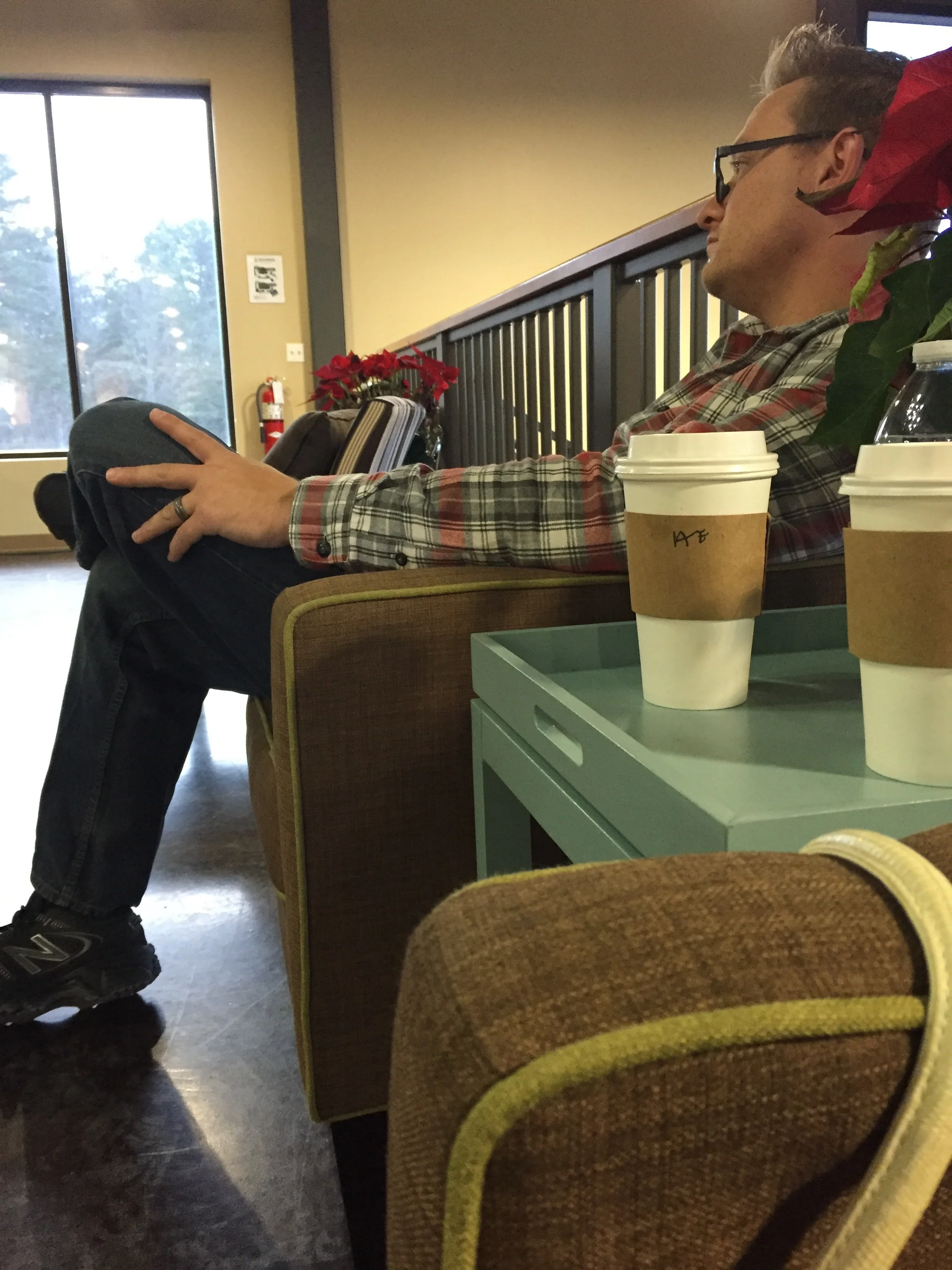 When you bring me a white mocha and sit next to me at church in the loft.
