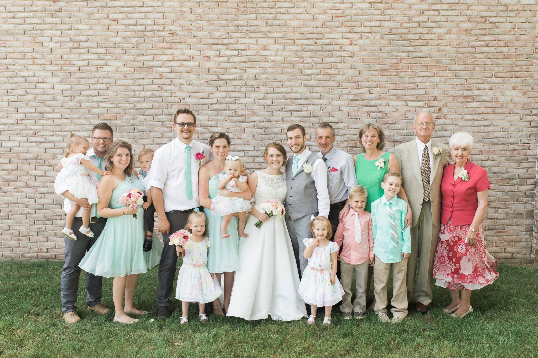 My wonderful family I gained this past June. 