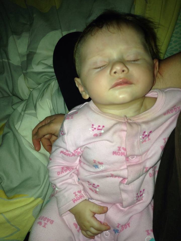 My Baby E. She's our youngest and is still going strong at 18 months old now. She has been the worst biter, the worst cluster feeder, the most clingy, snuggly baby of them all. I see her stopping nursing....never.