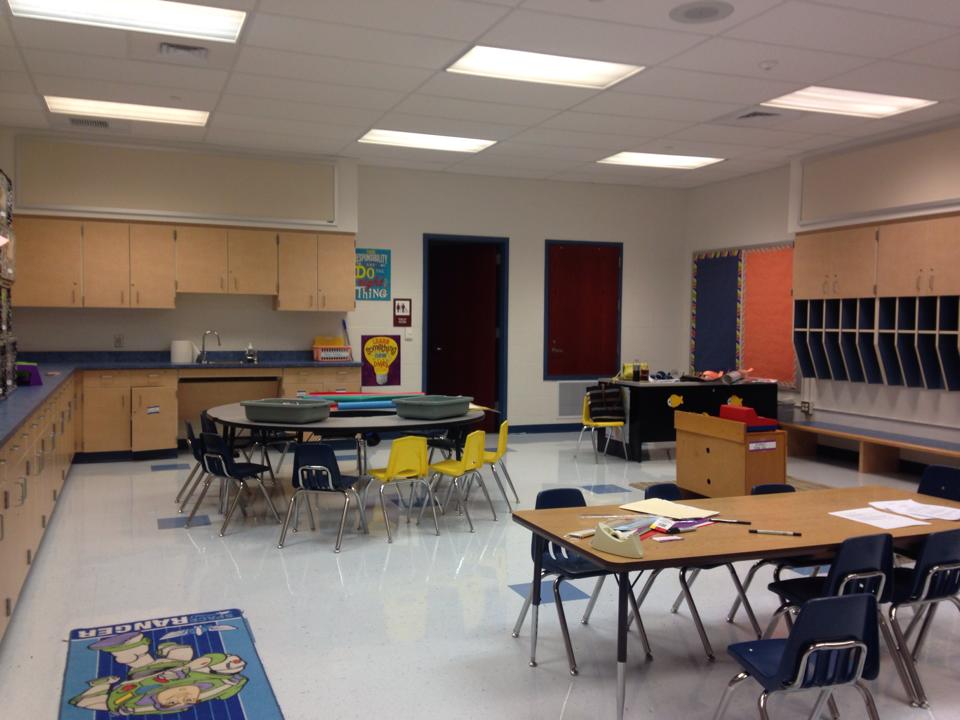 My before and after school classroom at the daycare. (beginning of the year)