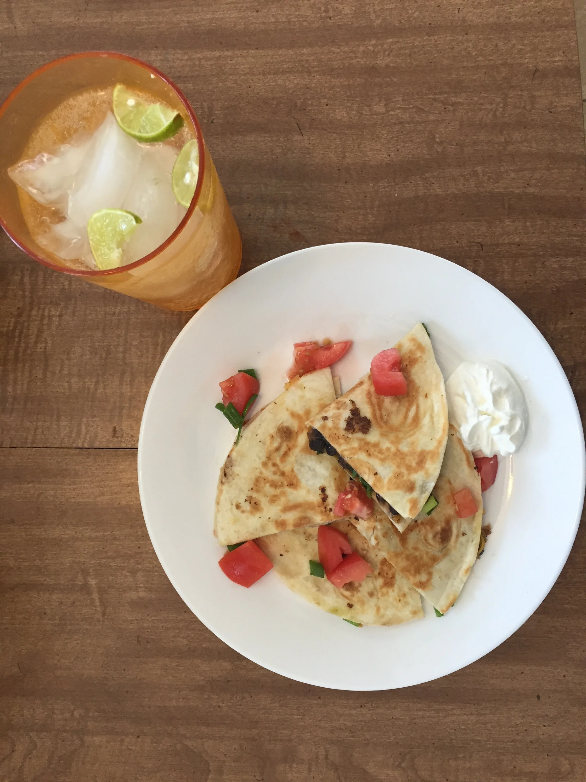 We go crazy over here with our soda water and lime.