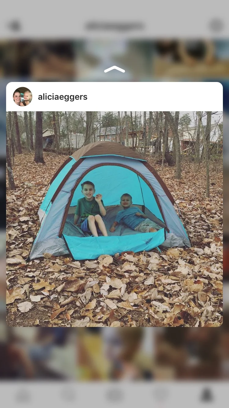 Homeschooling is setting up camp at 10am on a Tuesday.