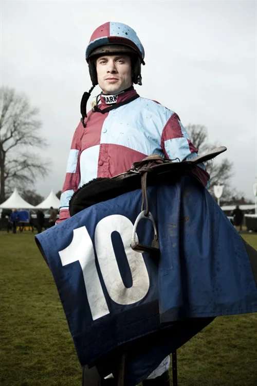 A fantastic assignment (thanks Amy) to shoot portraits of jump jockeys at Newbury. Such a fascinating day, shooting inside the weighing room and the winners enclosure. The best lighting and laughter once again from Tom Andrew.