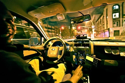 Am in NY for a few days with The Fly, so I thought I'd rub it in with a rather unimaginative post of our cabbie from Burkina Faso. I have this auto-response mildly autistic music thing that occurs sometimes in a variety of situations and here's the theme that plays in my mind whenever I'm in a cab here or sometimes even when I see one, which can be very repetitive and annoying.