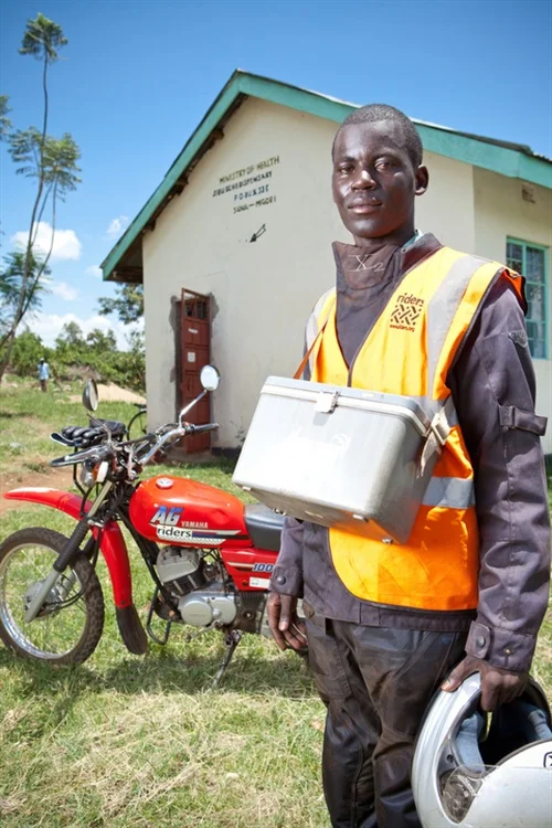 This gentleman collects and delivers blood samples and ferries them to and from rural community health centres like this one in Mgori back for lab testing in a dramatically faster and more reliable way than ever before, thus saving lives in a way we would take for granted in the UK. With HIV and TB so prevalent, this saved time is hugely significant obviously. Bloody good work sir.