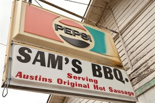You don't need teeth to eat our beef. That's a motto that says everything about the restaurant, the food, the attitude, the area. It's earthy, you can buy beers opposite and bring em in, and the music and general experience was the best that I had in Austin. There, I've said it.