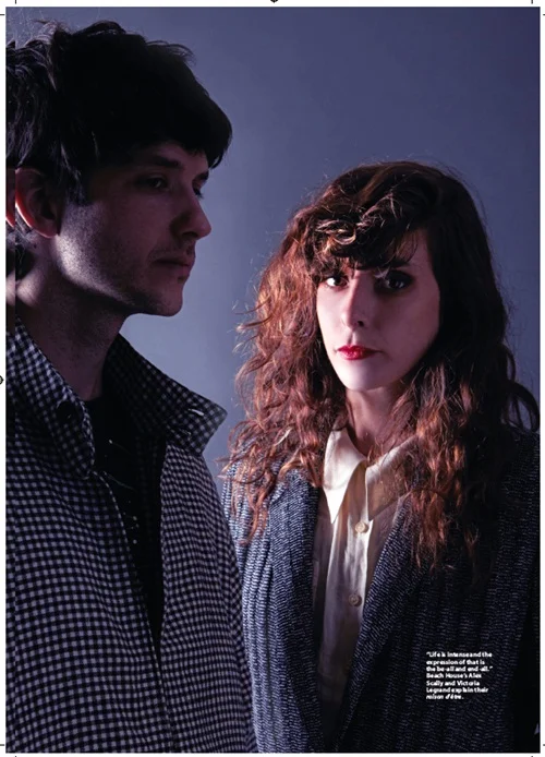 Colder, darker, mysterious tone for Beach House this time, whilst importantly still sitting within the constraints of editorial portraiture of course. Very different experience to shooting them first time out, this image being reached through mutual consent. Yeah.