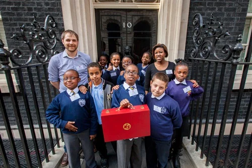 So this WAS fun. We went down to Number 10 for a ministerial takeover where the ministers of the Ministry of Stories gave new roles (eg Minister for 90s R+B) to some MPs that were up for getting involved a bit. It was magical and the junior ministers were such fun and managed the situation so perfectly. Heartwarming.