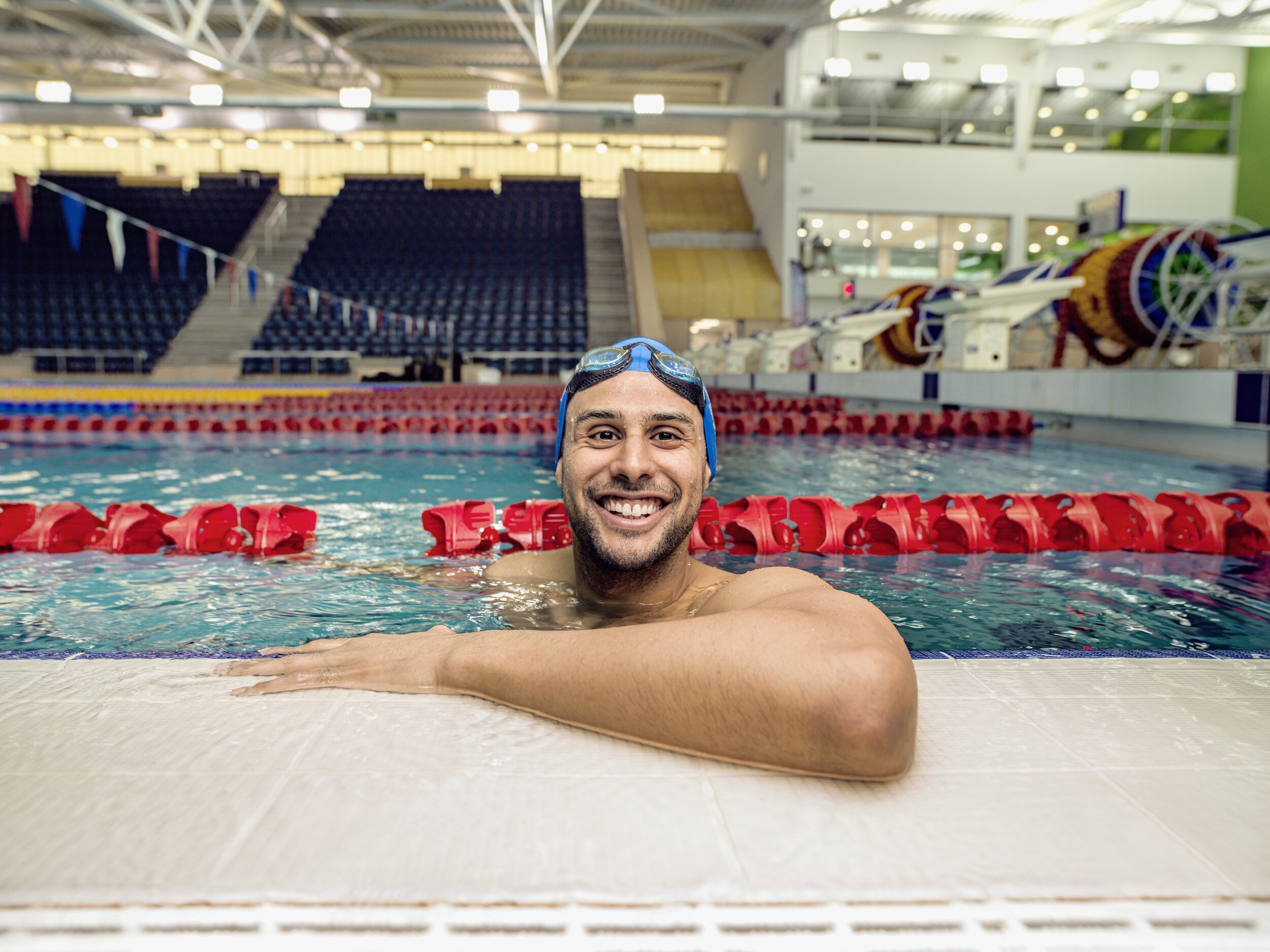 Xavier at Wales National Pool