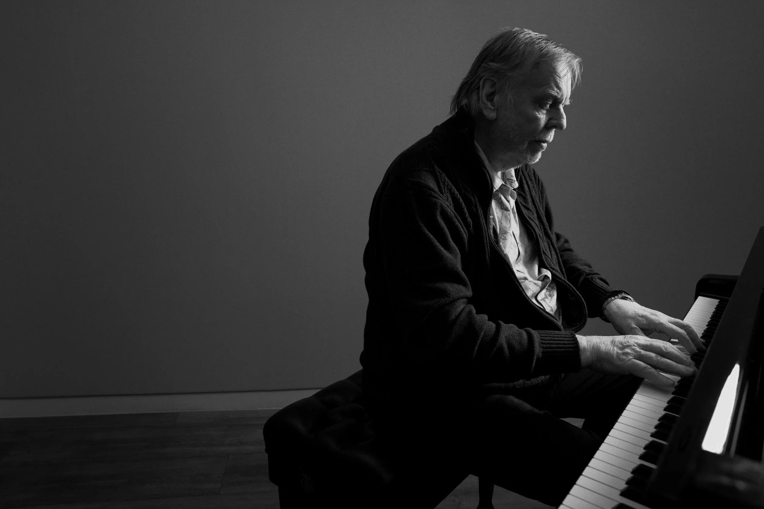 Rick Wakeman at a Steinway and Sons grand
