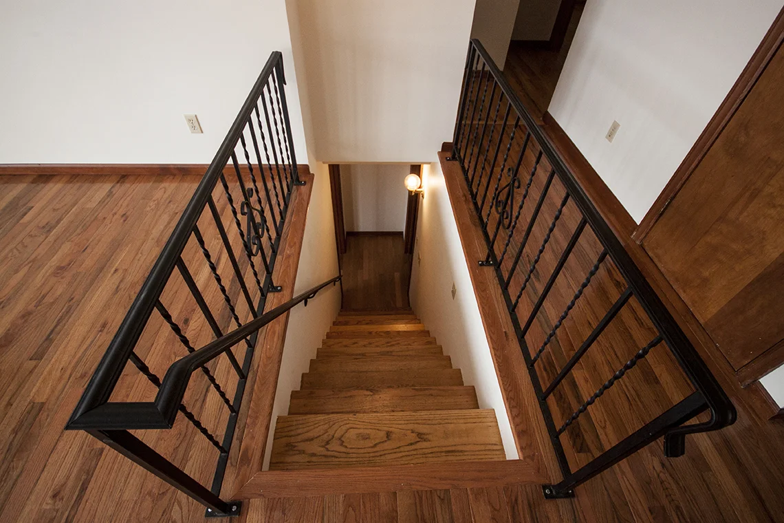 Stairs.