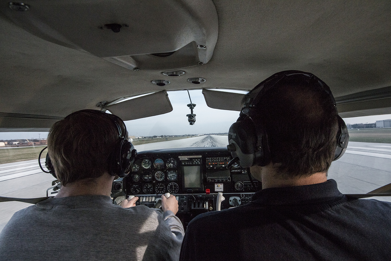 Getting ready to take off