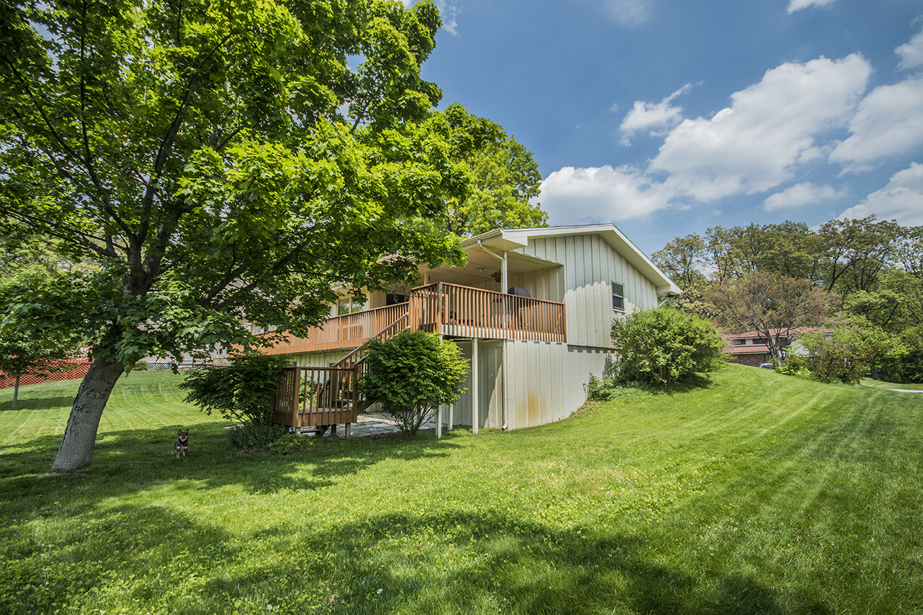 The south side of our house.
