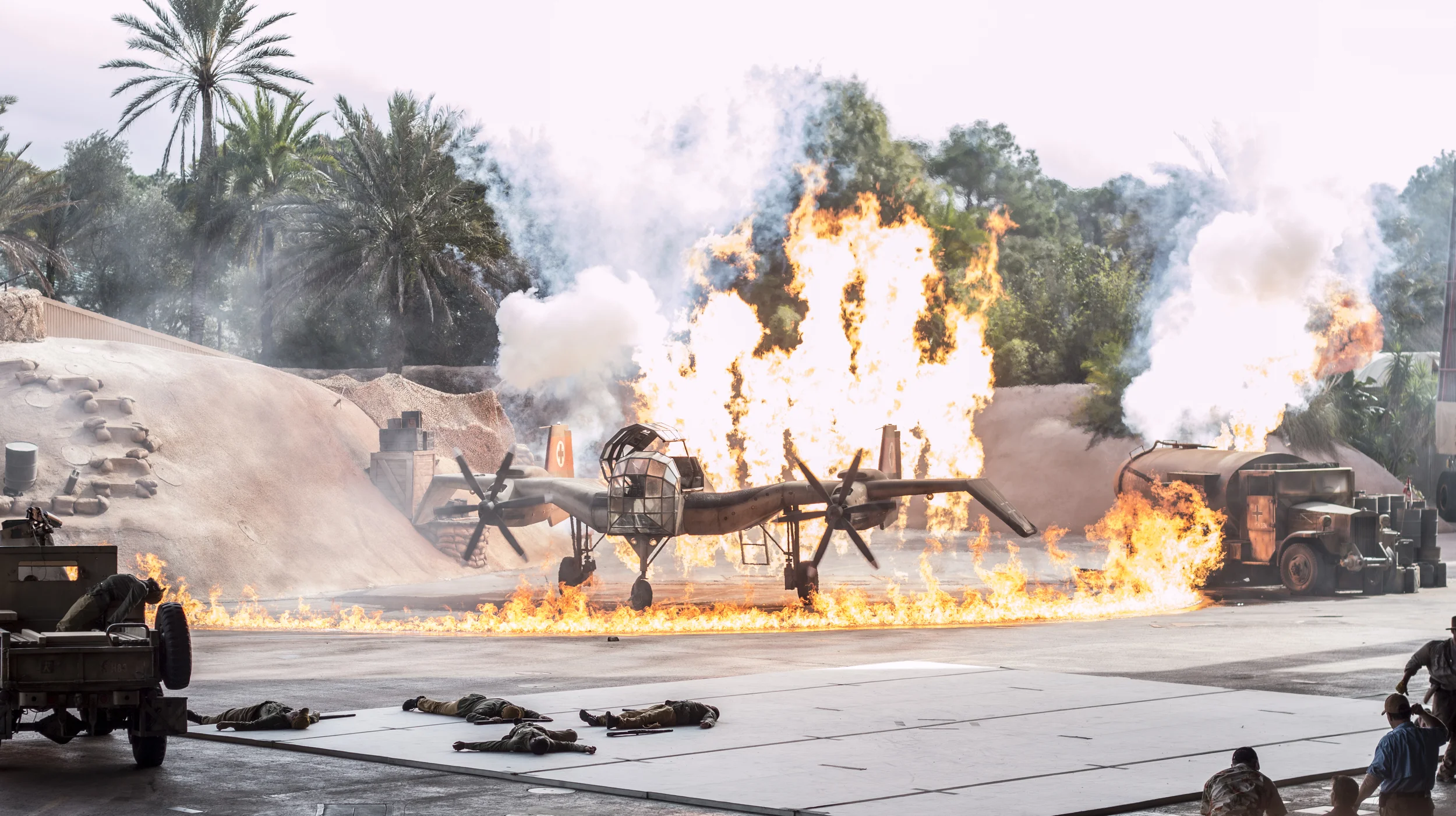 "Working with explosives is dangerous."