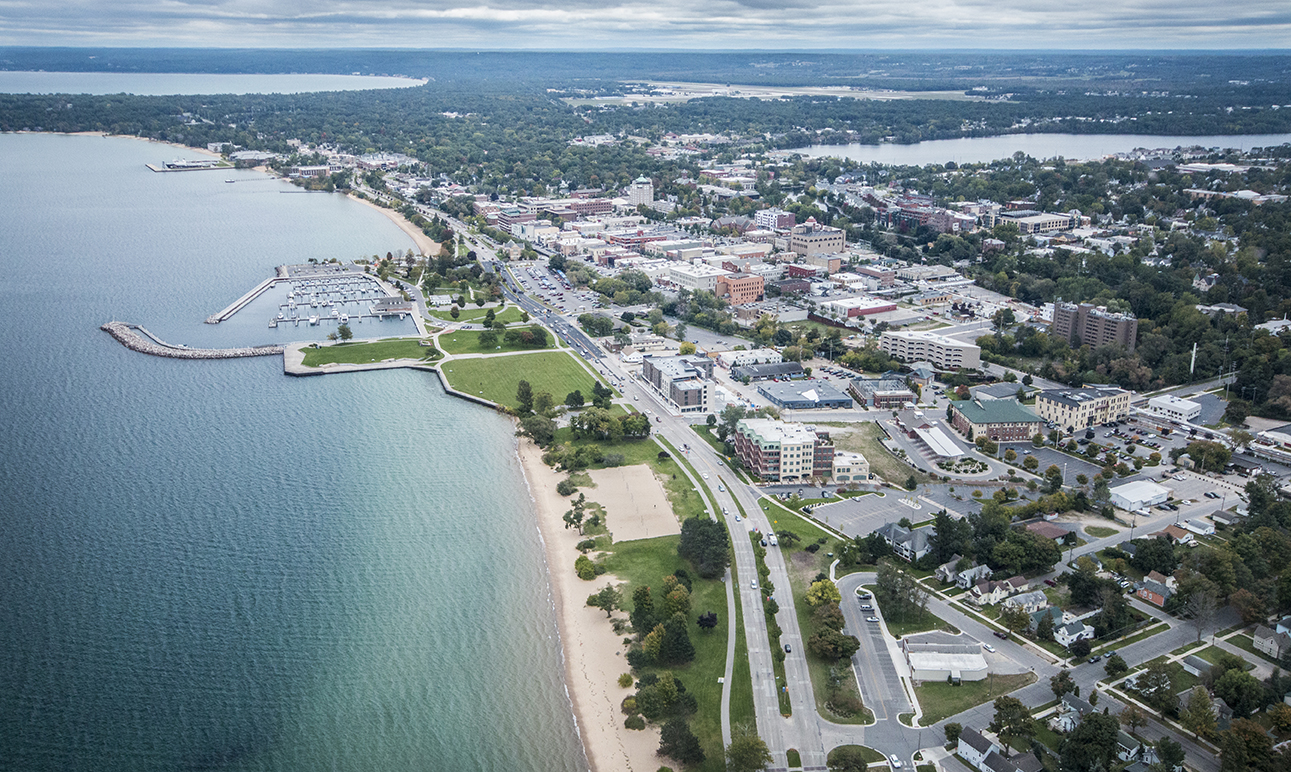 Downtown Traverse City.