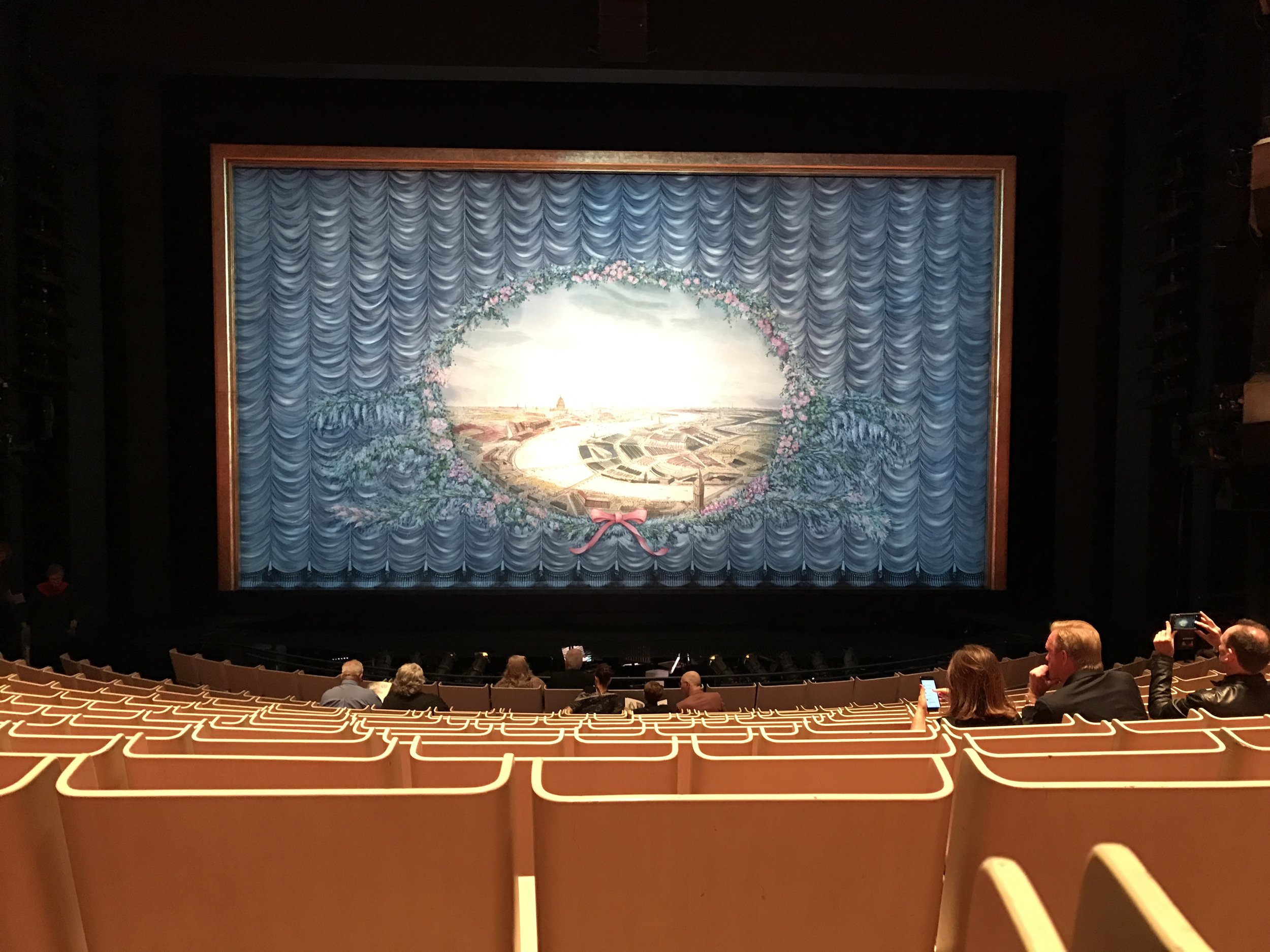 Our view from our seats.