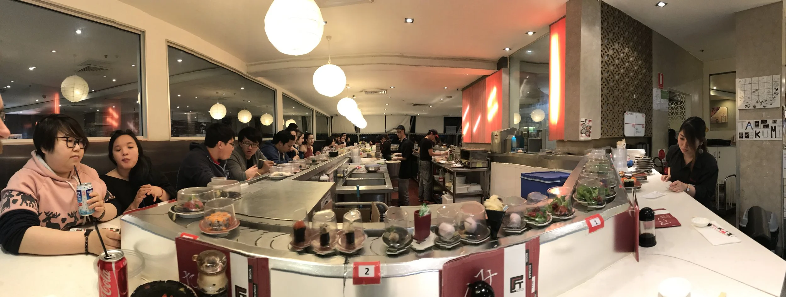 Moving objects don't make for an effective Pano.
