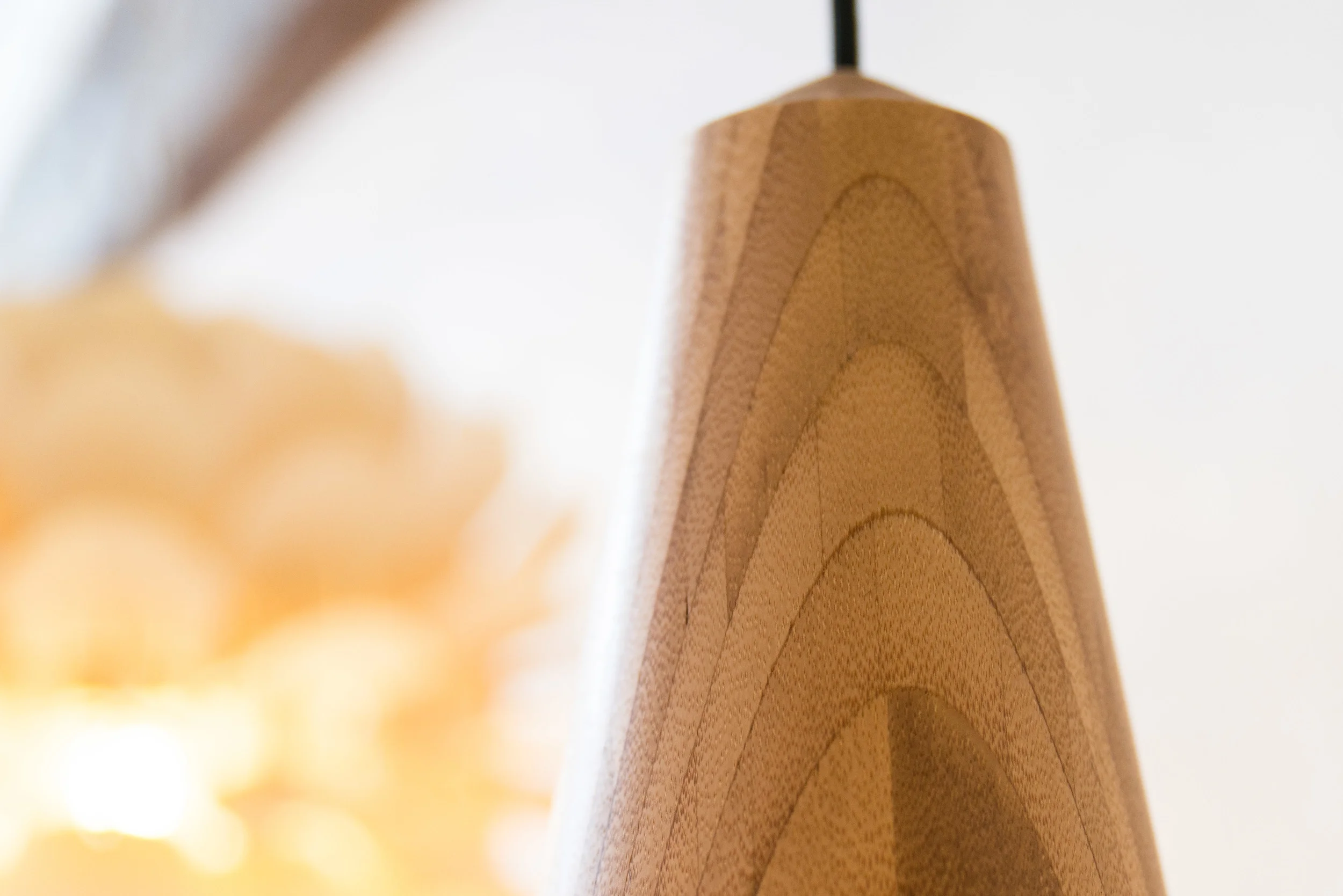 Detail of Eikon's bamboo wood