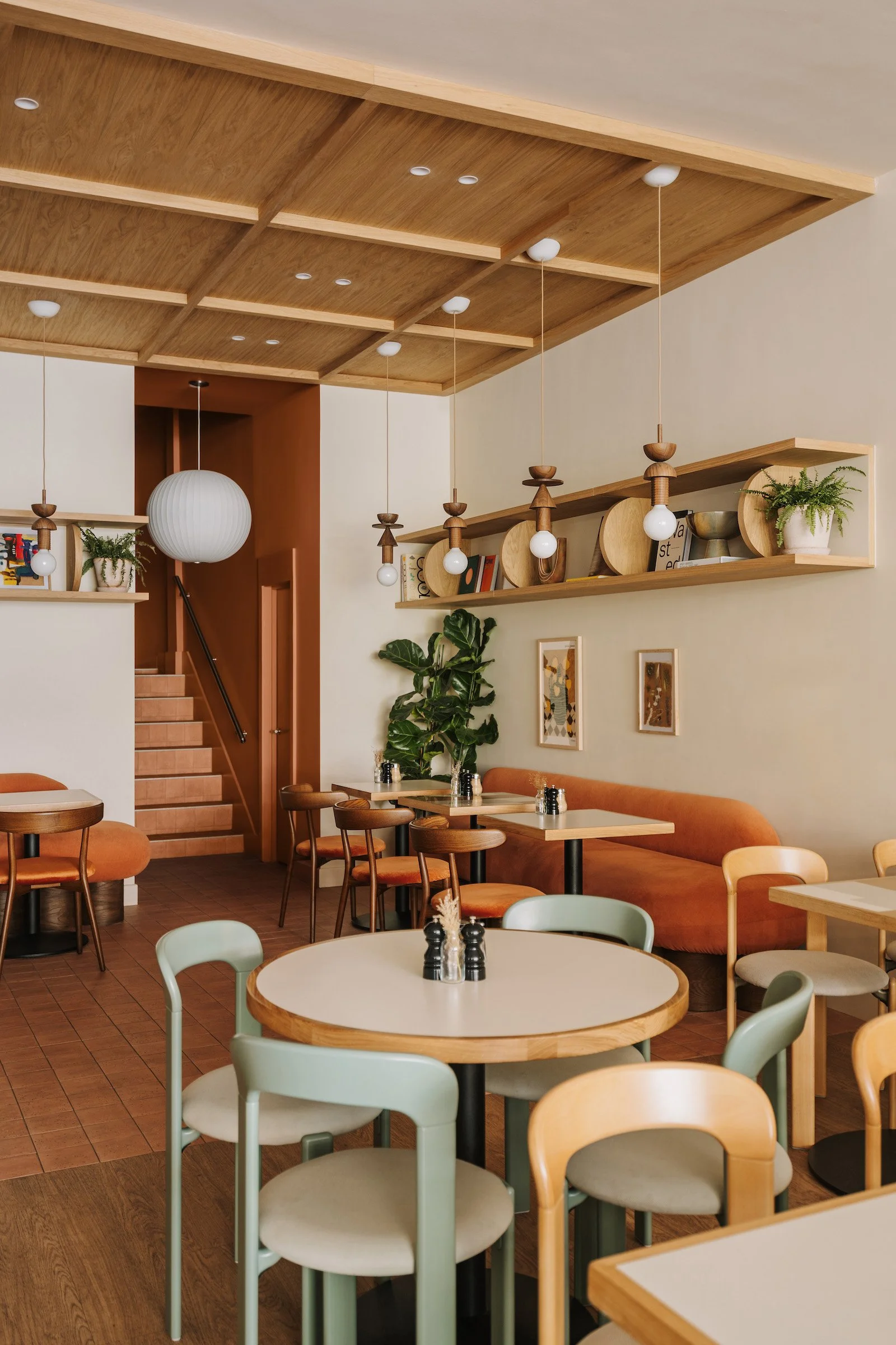 Beam Cafe Muswell Hill | London  
Architecture by Ola Jachymiak Studio  
Photography by Migdal Studio