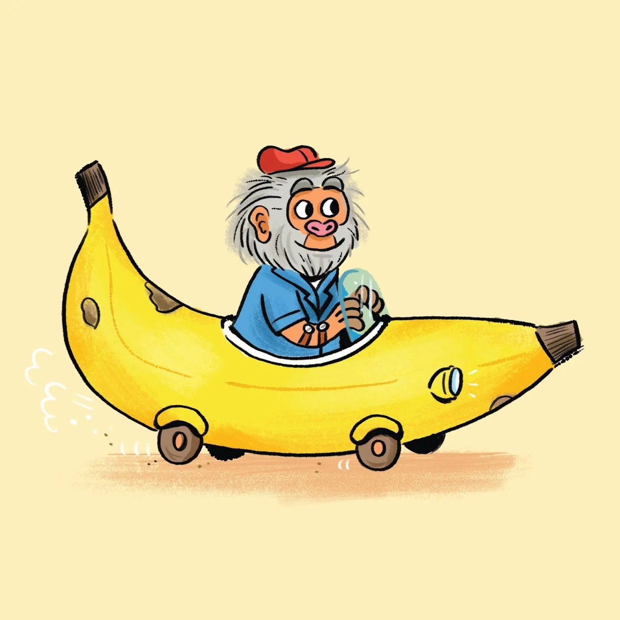 Day 21 - Banana Car.jpg