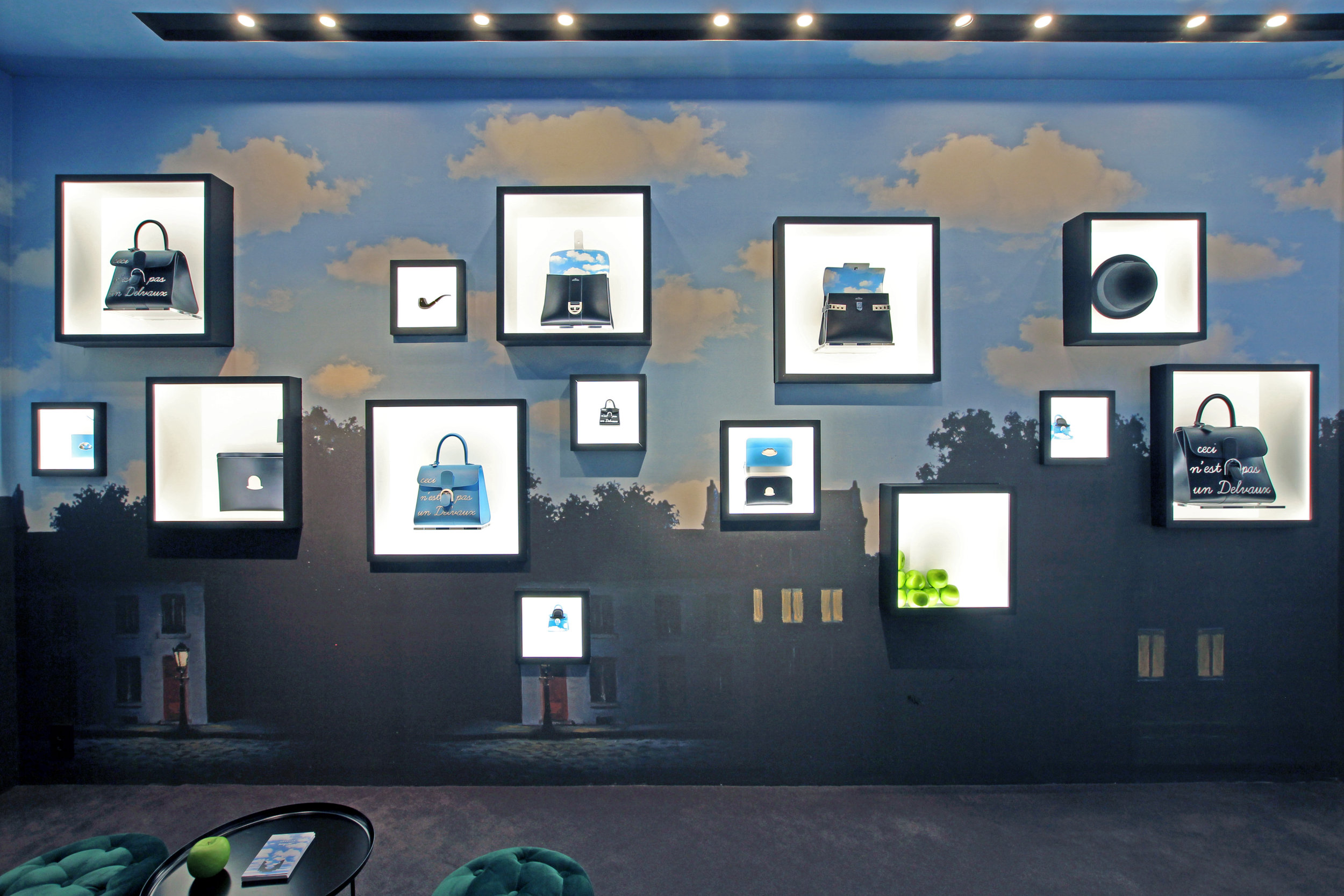  delvaux magritte pop-up store in seoul  