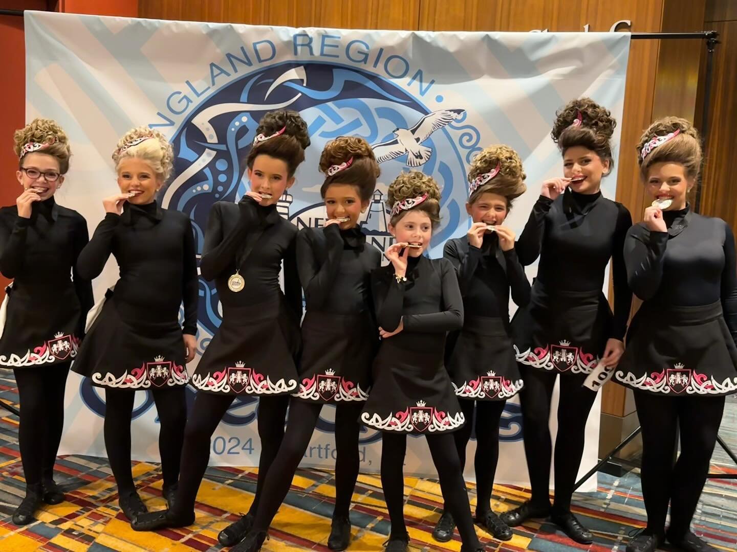 Congratulations to our U12 Ceili team for a fantastic 8th place finish. First time dancing and placing at the Oireachtas! Bravo #goals