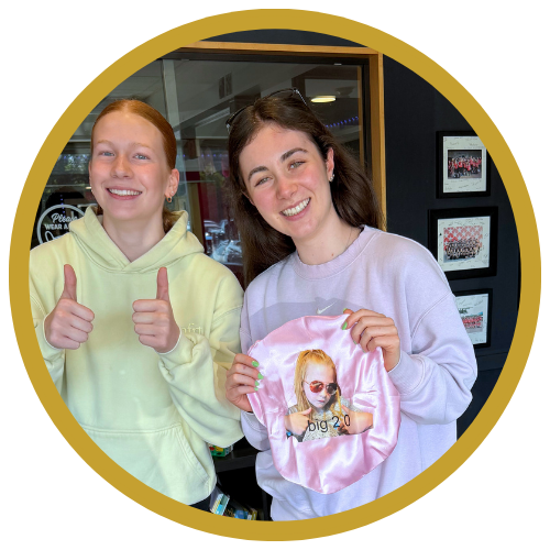 Delaney Sullivan, Kelly Irish Dance teacher with student