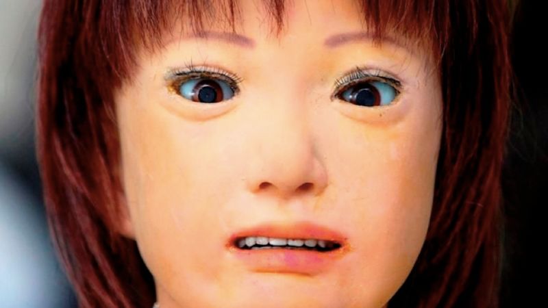 My favorite example of the uncanny valley concept. A face only a nightmare could love.