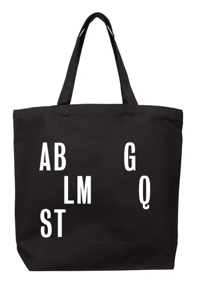 Tote bag design (front) by Neil Donnelly .