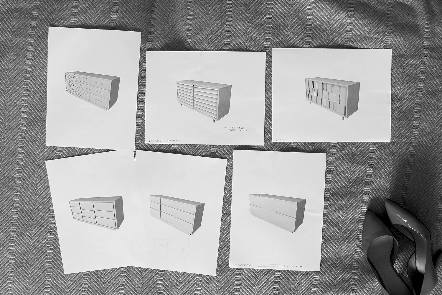 Collection of initial renderings 2011