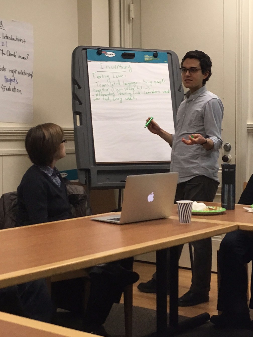 Jesse facilitates a conversation at EDS