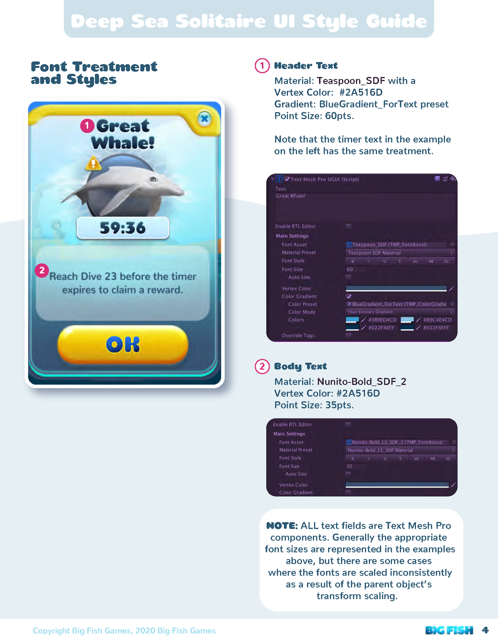 DSS UI Style Guide pg 4