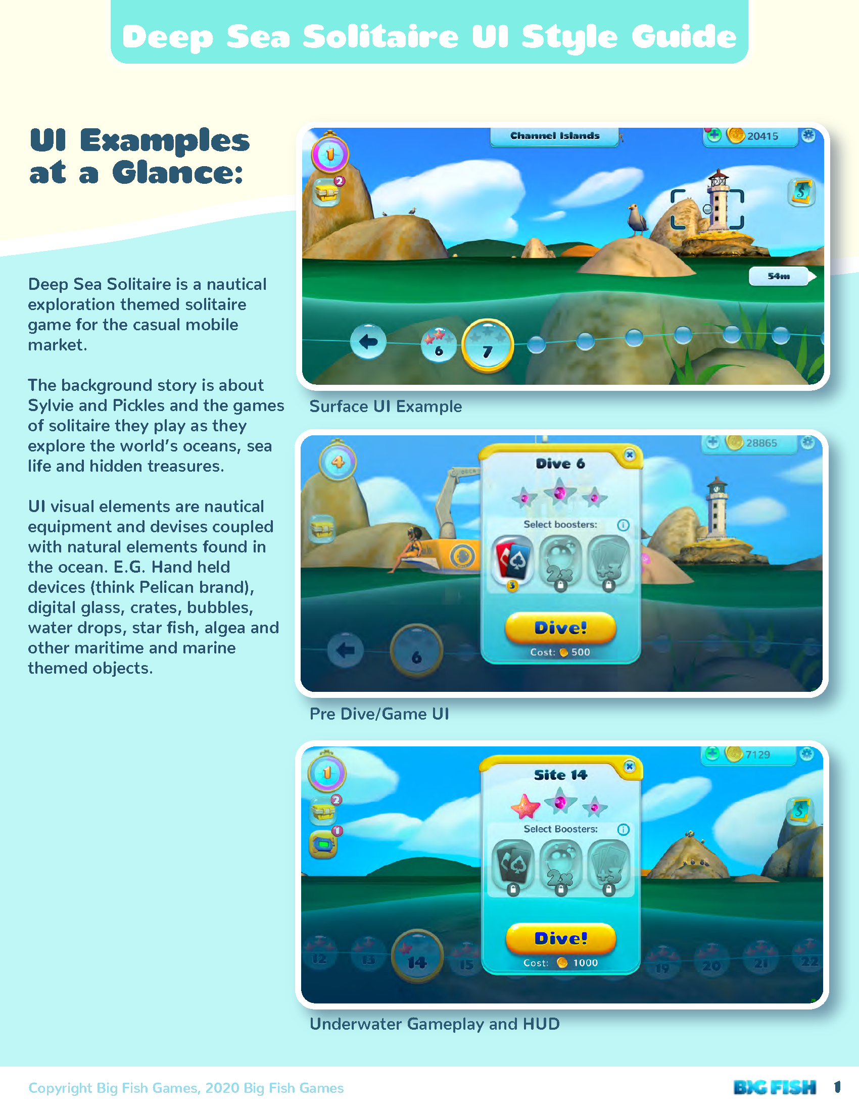 DSS UI Style Guide pg 1