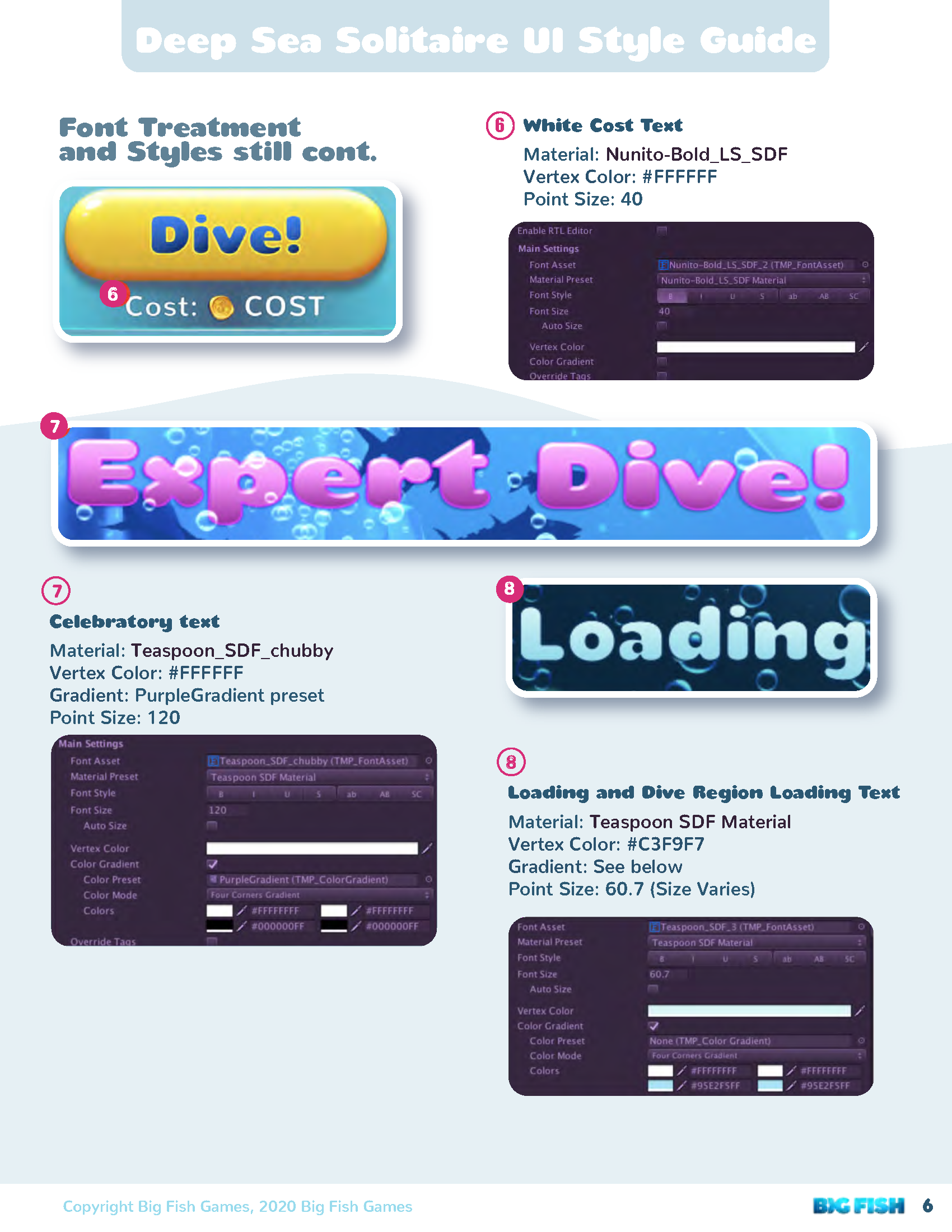 DSS UI Style Guide pg 6