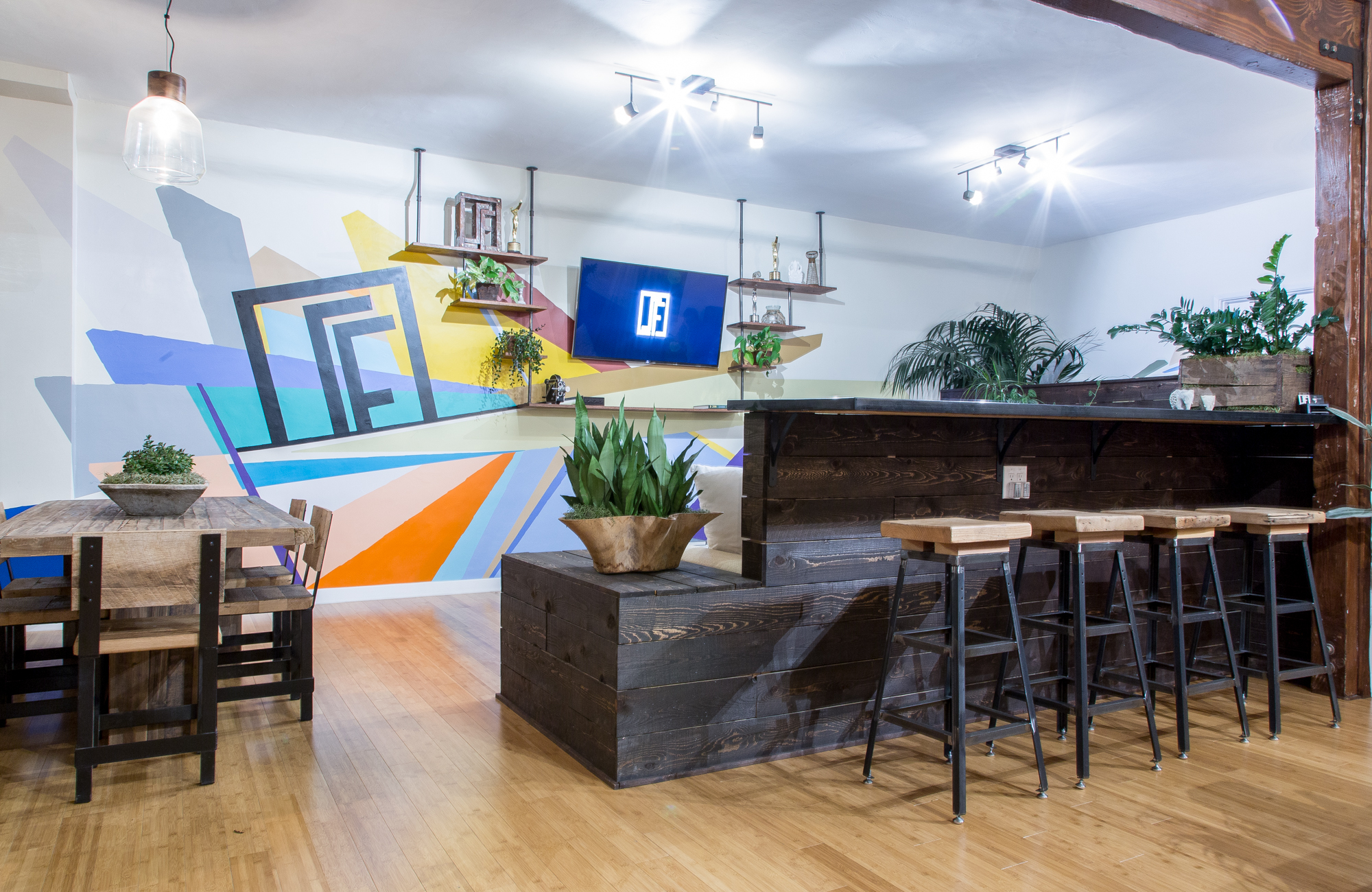 Mural for the Simple Films office in Santa Monica, CA 2013